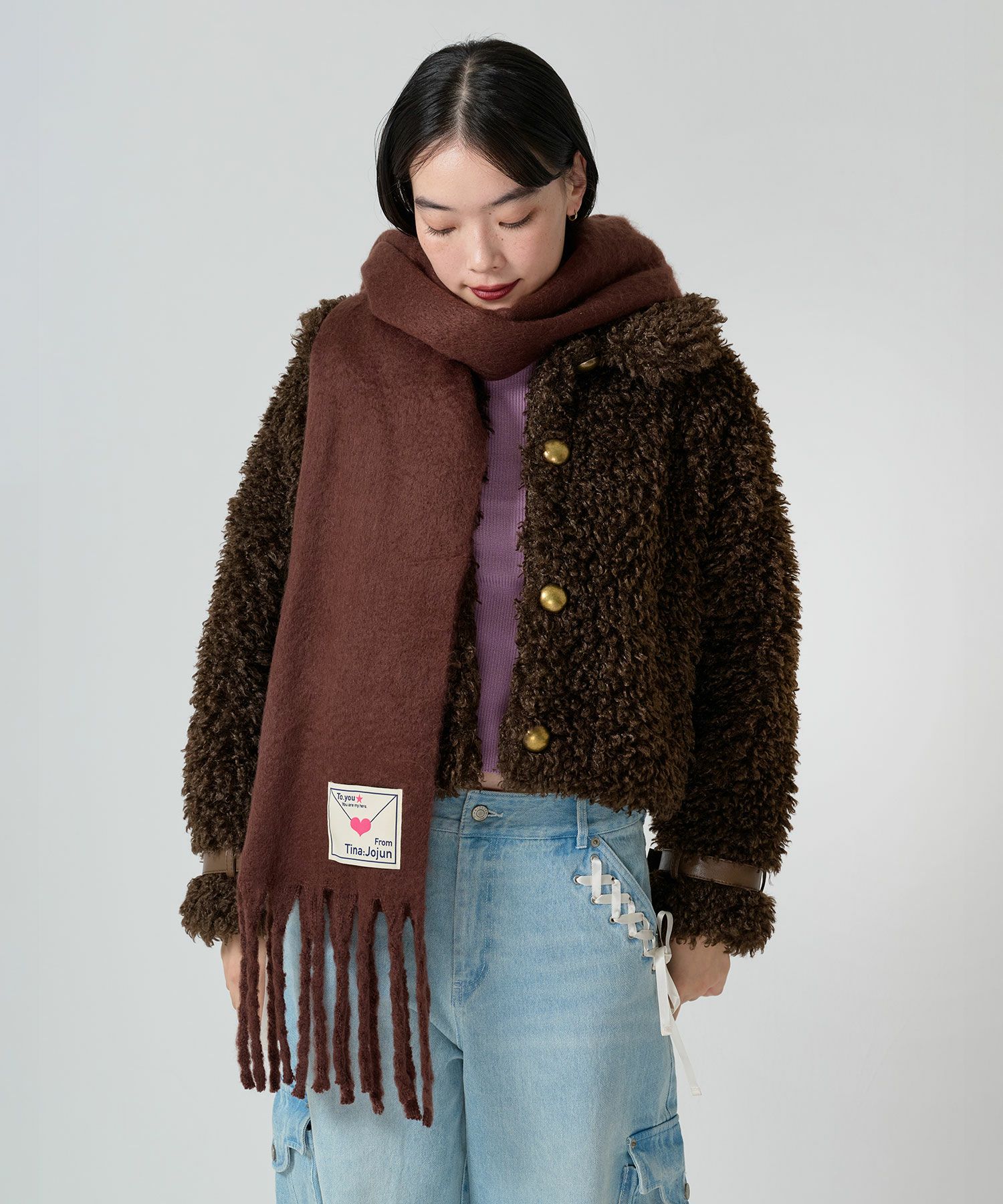 フェイクファー コート TINA：JOJUN 全2色｜tnj141-0949【2】 - コート