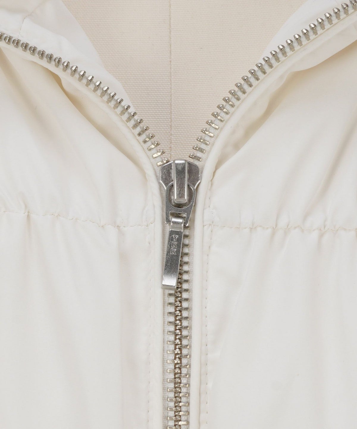 セレクトダウン ジャケット レディース 暖かい アイボリー おすすめ ファスナー 秋冬 ジョイントスペース