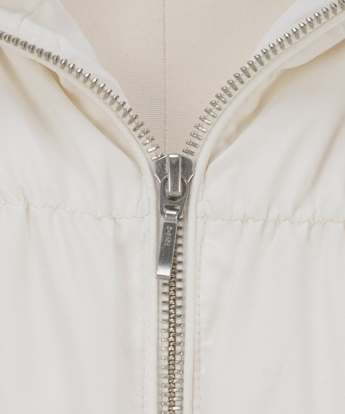 セレクトダウン ジャケット レディース 暖かい アイボリー おすすめ ファスナー 秋冬 ジョイントスペース