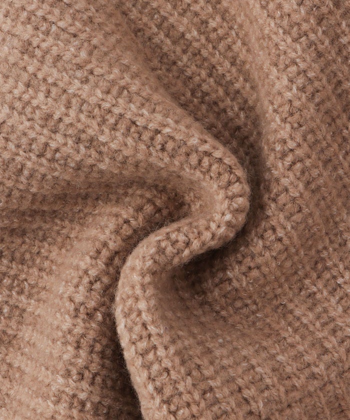 リブ カジュアル ガーリー アレンジ /アイボリー/ブルー/ベージュ/F