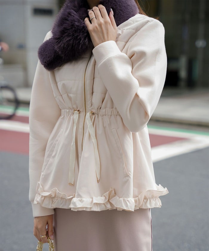 セレクト 上品 エレガント パーティ 秋冬 /ベージュ/ライトグレー/トープ/ブラック/F