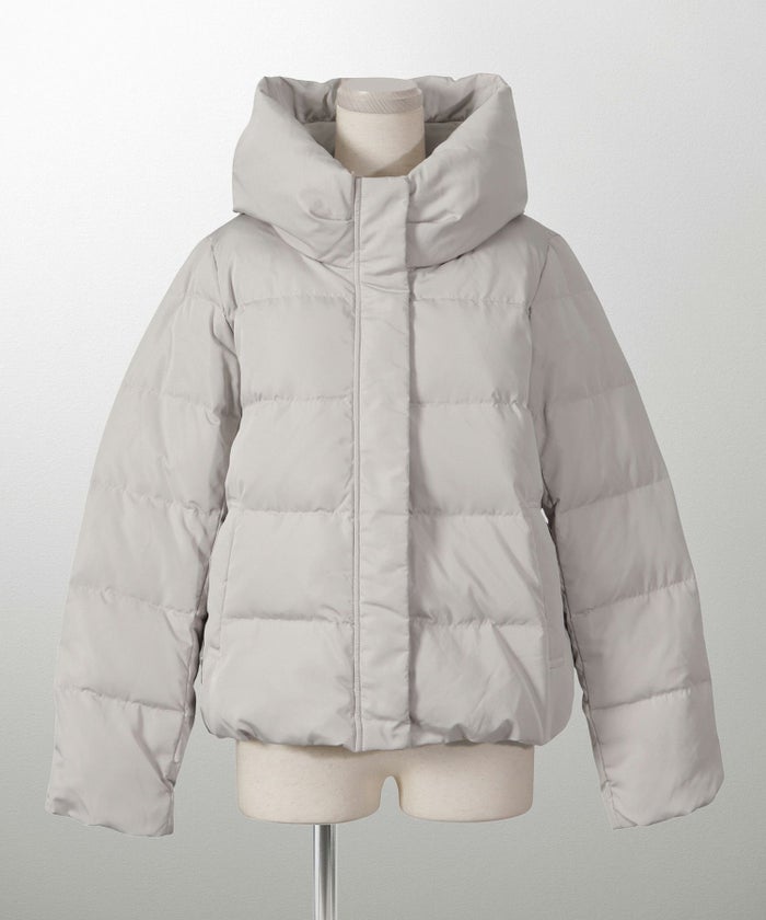 セレクト ダウン フェザー ボリューム ベーシック 冬 アウター/アイボリー/グレージュ/ベージュ/M