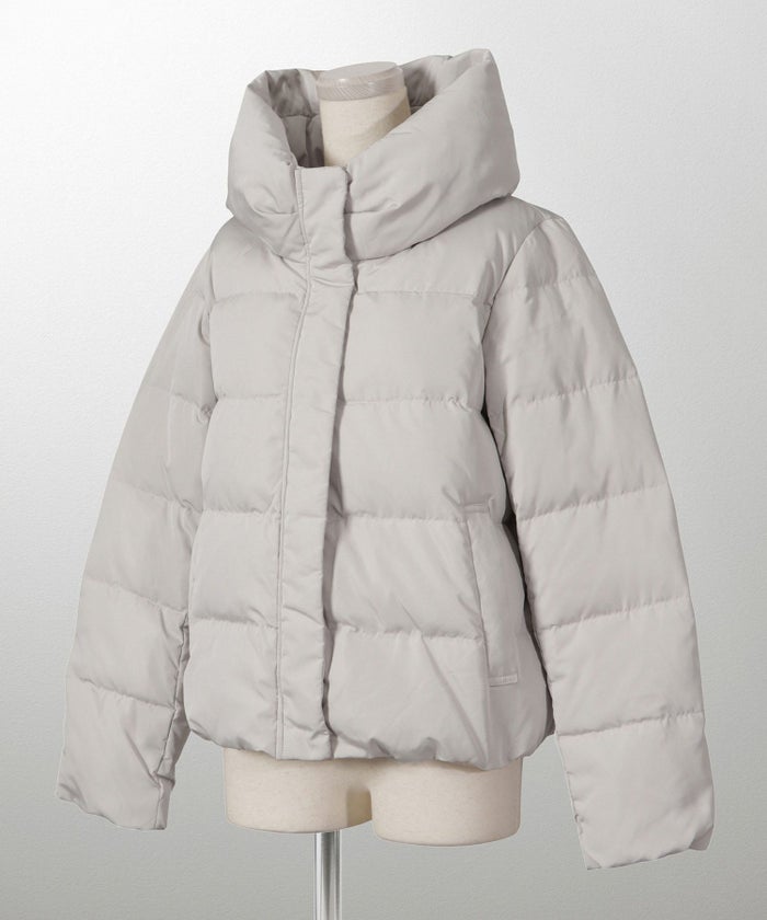 セレクト ダウン フェザー ボリューム ベーシック 冬 アウター/アイボリー/グレージュ/ベージュ/M