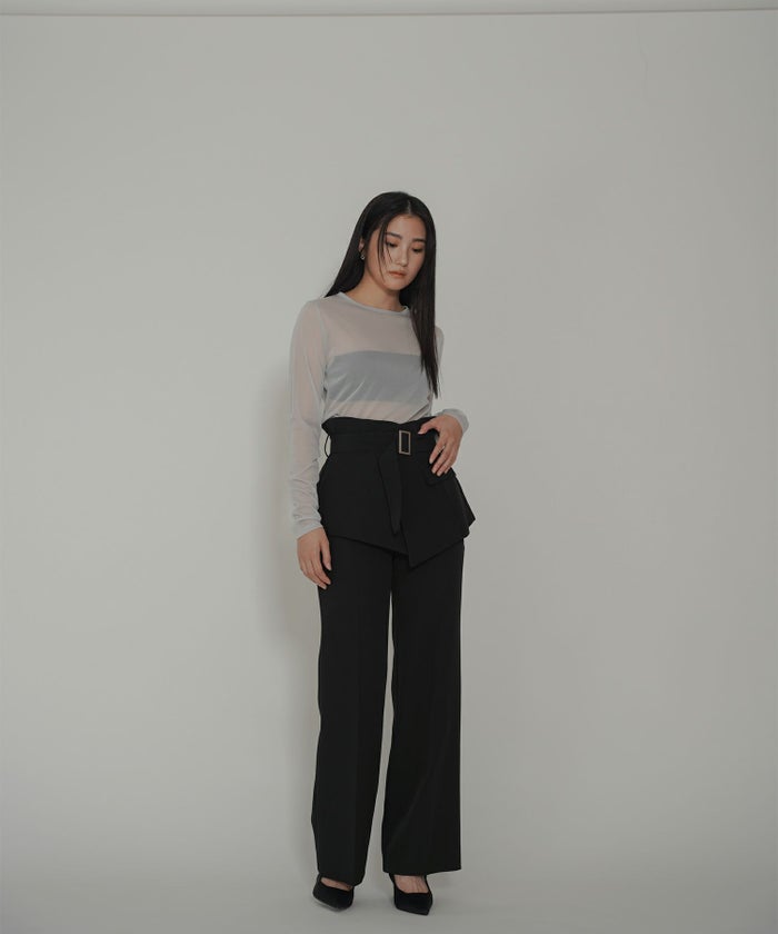 オリジナル 刺繍 シアー カットソー KINO THE KEI