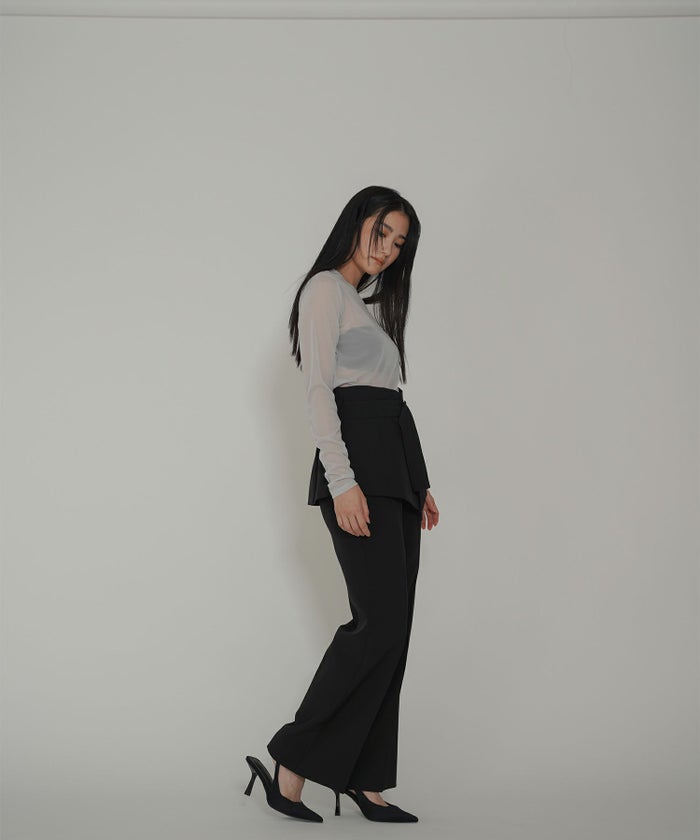 オリジナル 刺繍 シアー カットソー KINO THE KEI