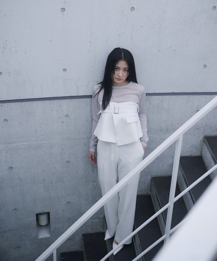 オリジナル 刺繍 シアー カットソー KINO THE KEI