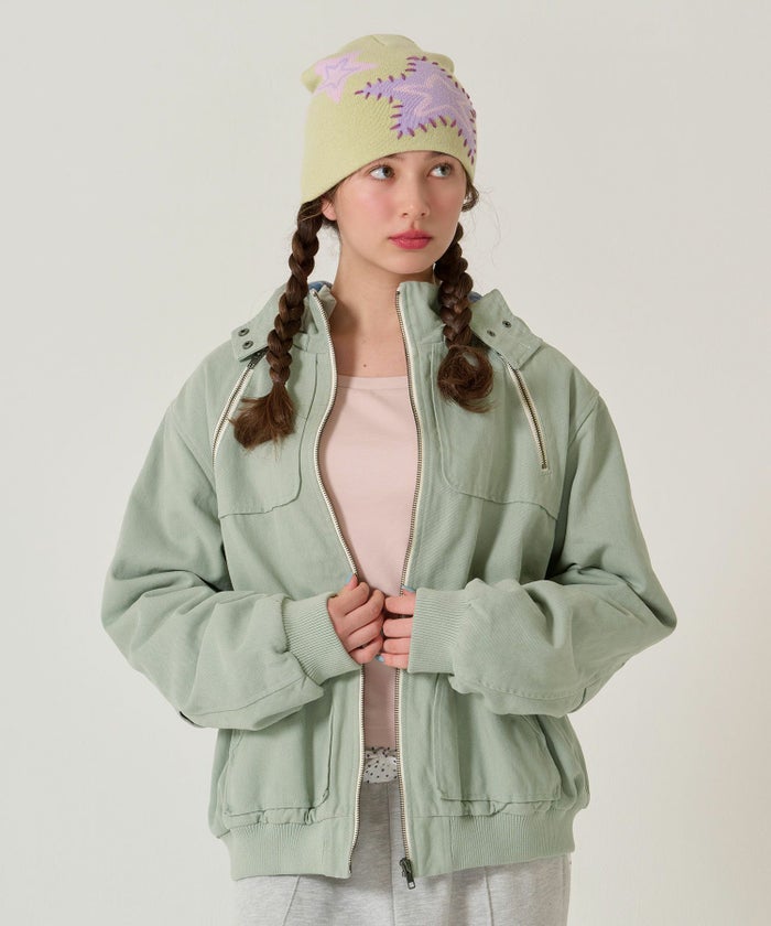 アウター/ジャケット/フード付き