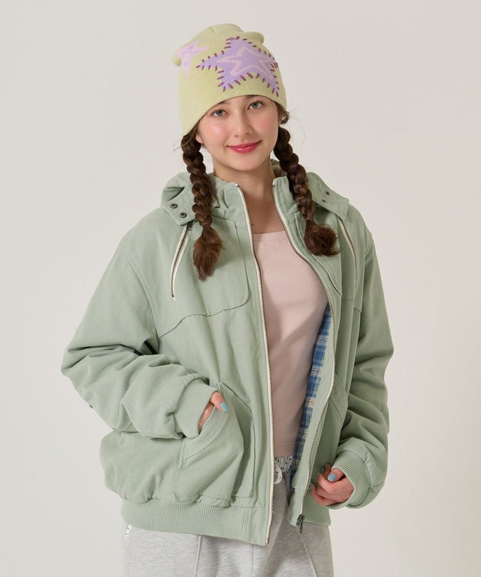 アウター/ジャケット/フード付き