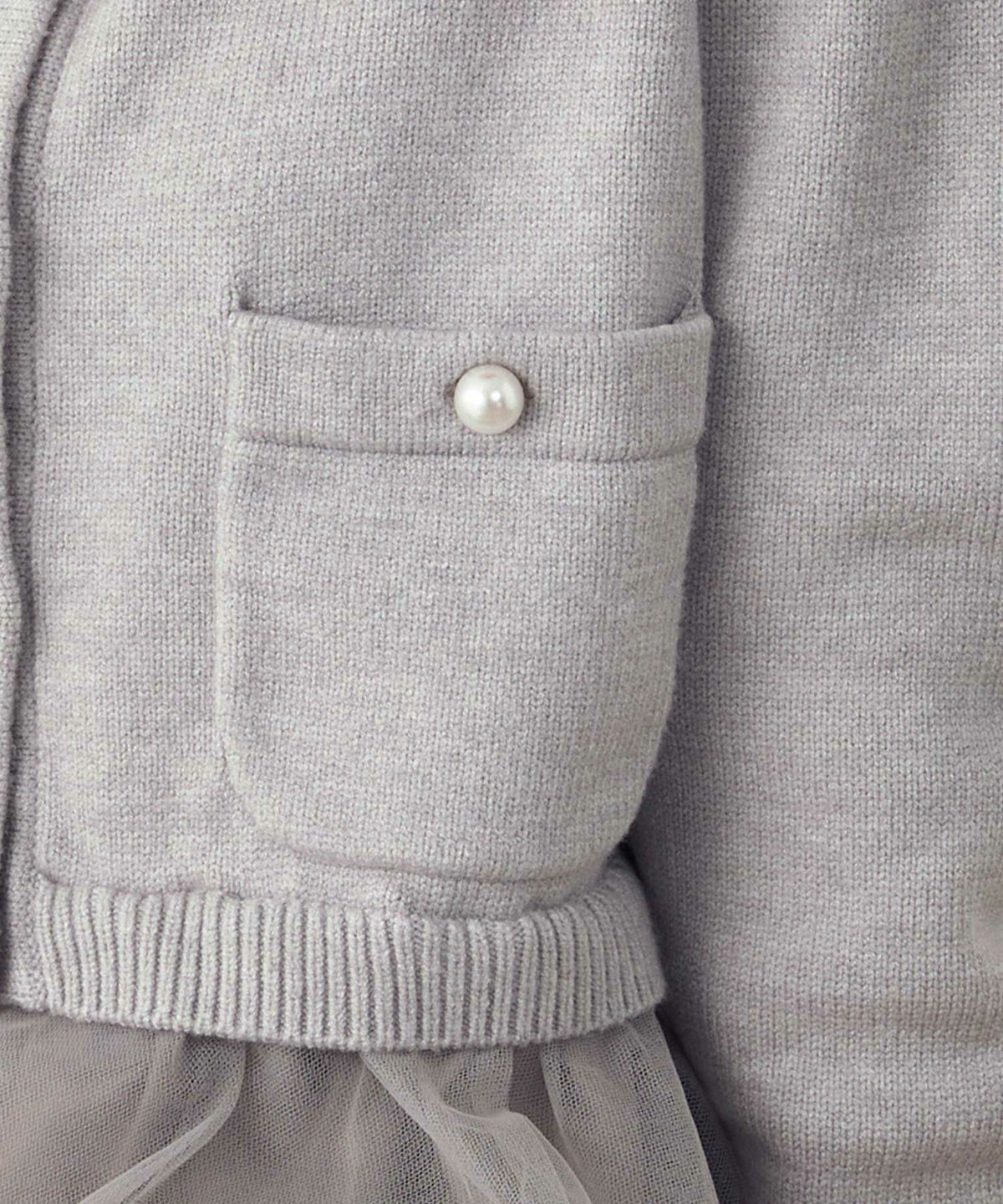 手洗い可レディーストップスニットかわいいきれいめオフィスチュール長袖黒おすすめジョイントスペース