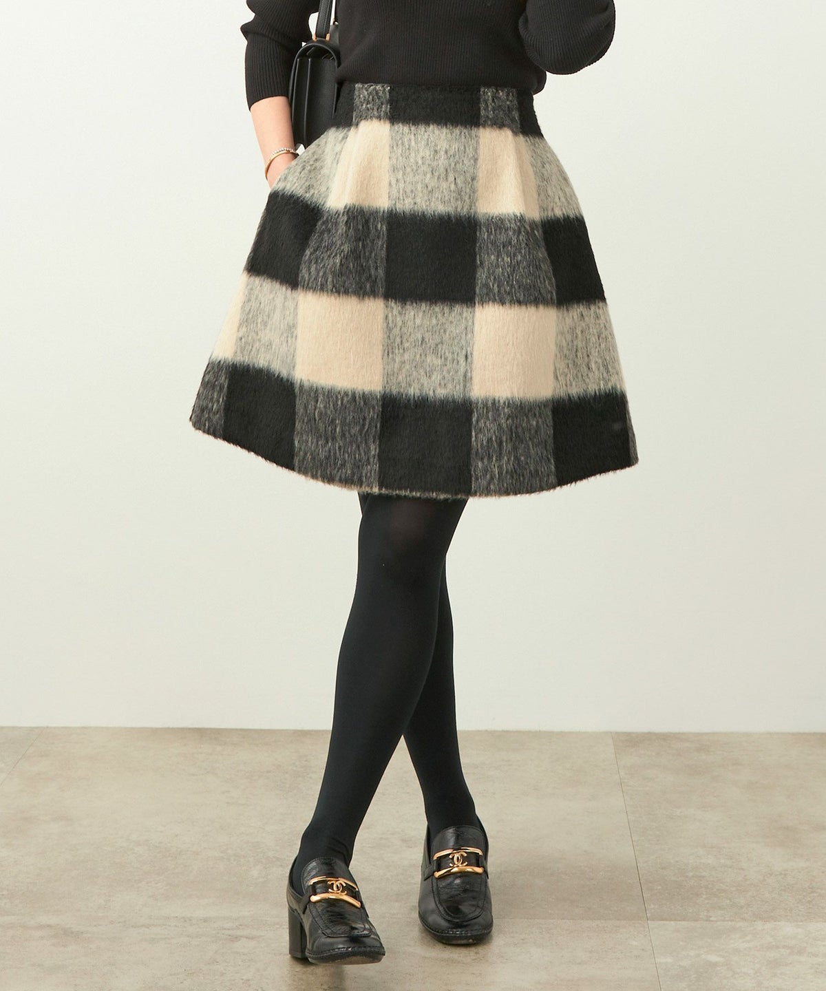 新色追加 手洗い可 ボトムス レディース スカート 柄 かわいい 大人 きれいめ コーデ 冬 ジョイントスペース