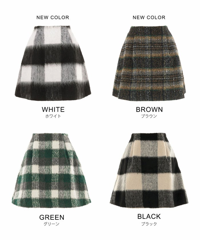 新色追加 手洗い可 ボトムス レディース スカート 柄 かわいい 大人 きれいめ コーデ 冬 ジョイントスペース