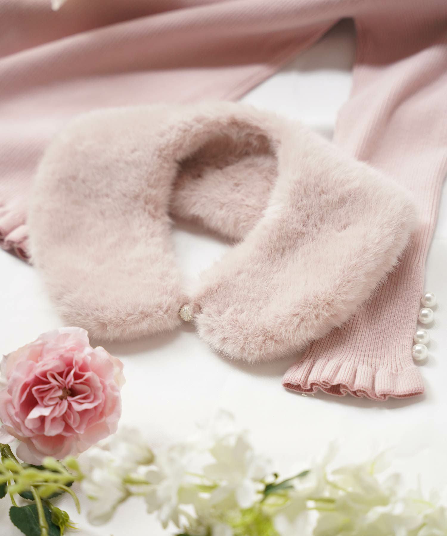 マグネット 付け襟 フェイクファー Prima Scherrer 全3色｜psc986-0926