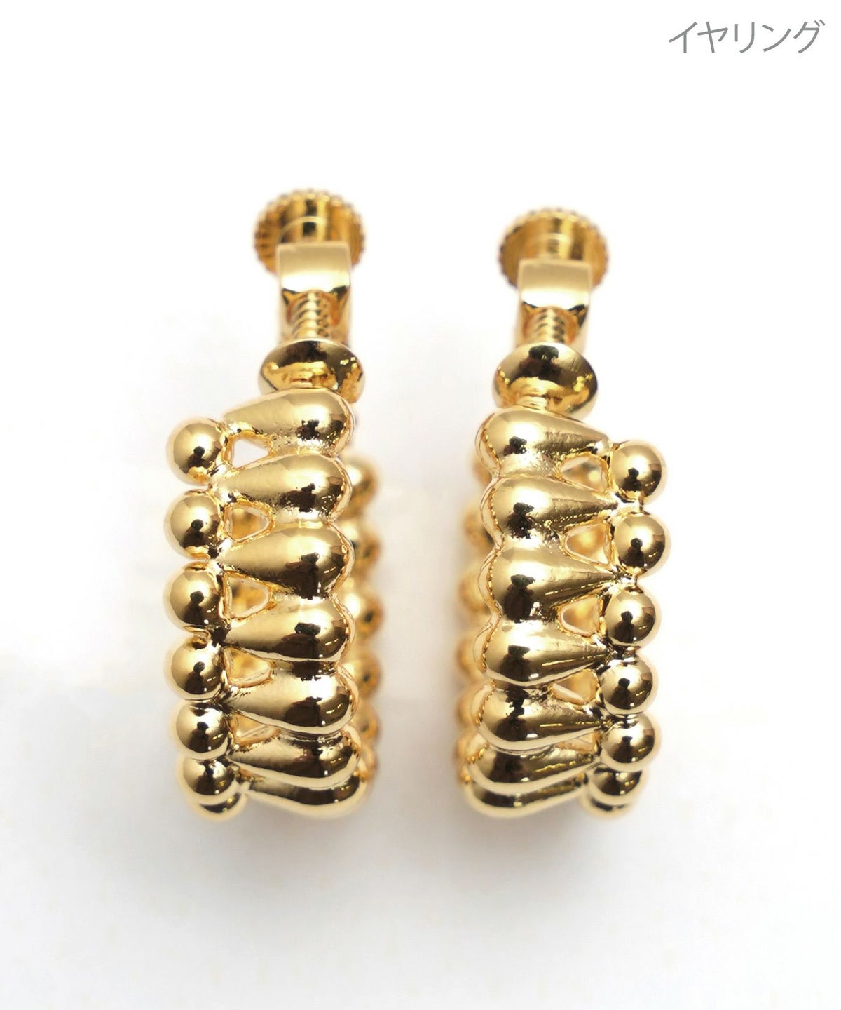 ボリューム リング ピアス イヤリング Volume Ring Pierce Earring