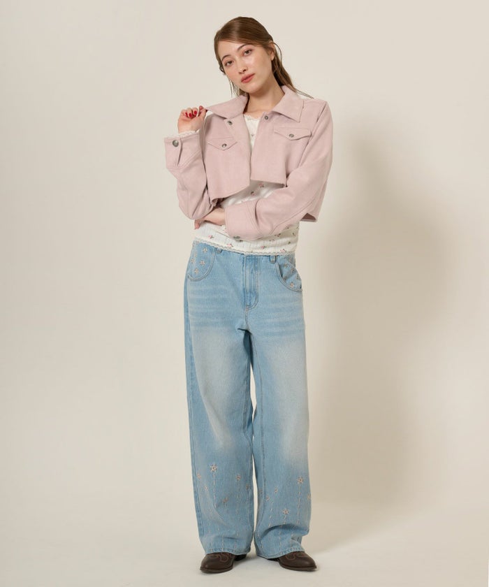 フェイクスエード/ジャケット/アウター/ボレロ