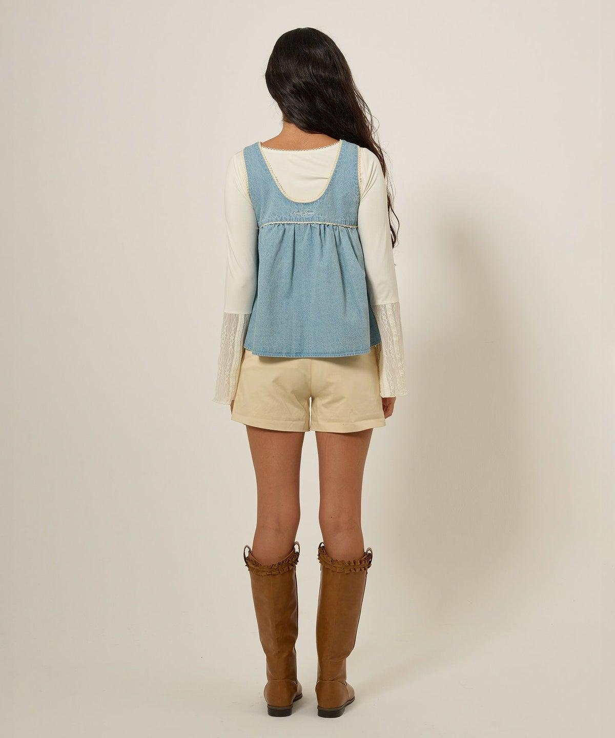 長袖/カットソー/フレアスリーブ