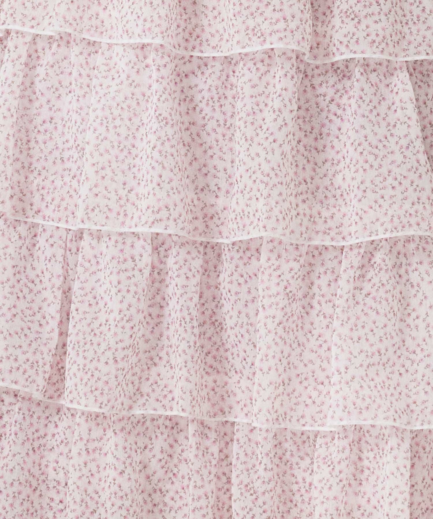 小花柄 フリルキャミワンピース｜20代、学生、休日、通学、デートに