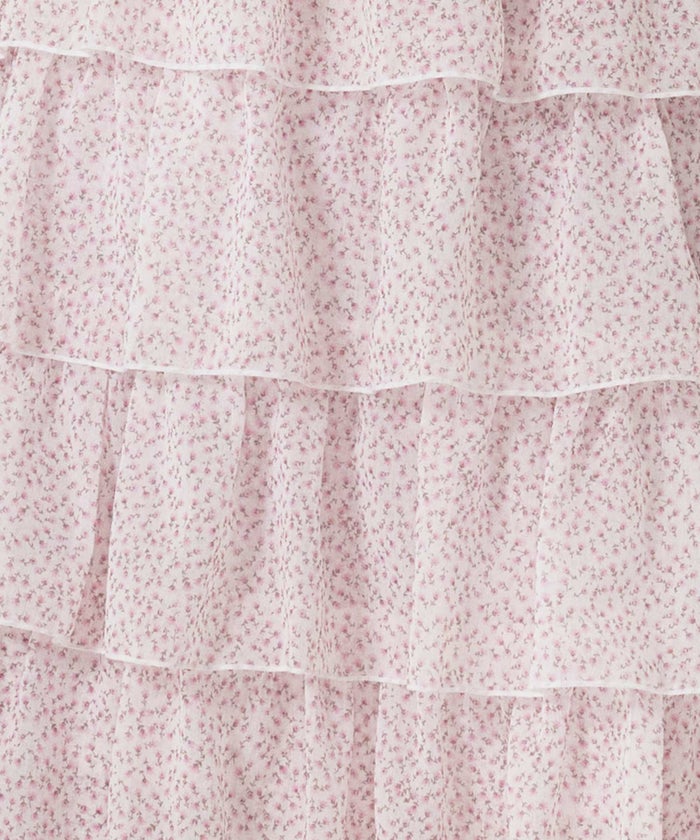 ワンピース/ギャザー/フリル/花柄/キャミワンピ