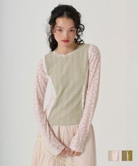 トップス/異素材/コンパクト