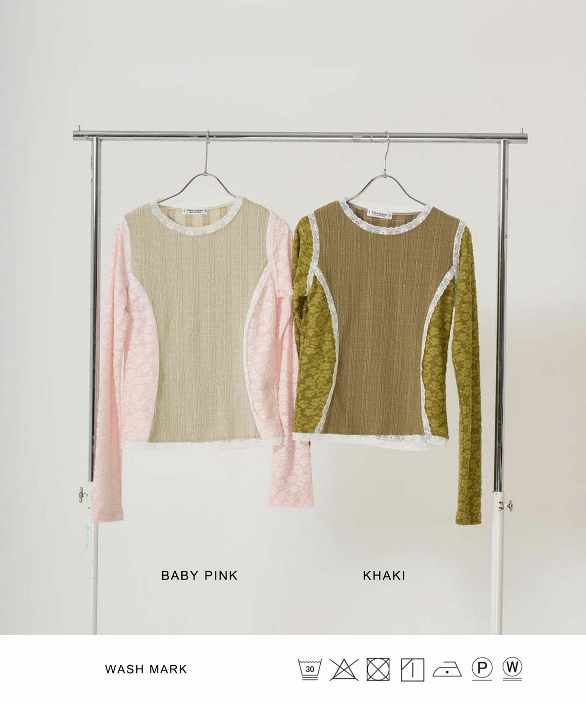 トップス/異素材/コンパクト