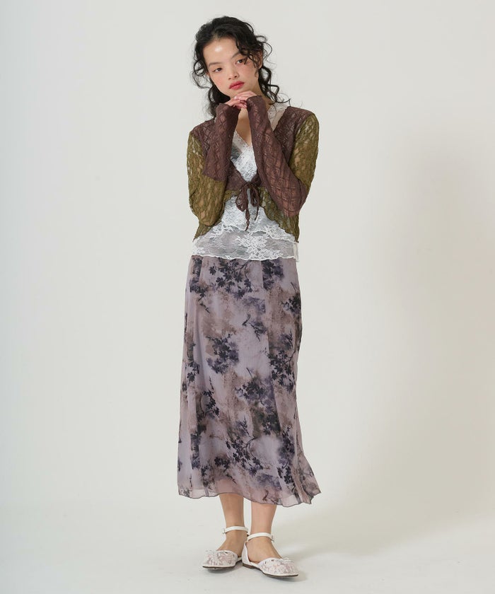 トップス/カーディガン/シアー/カシュクール