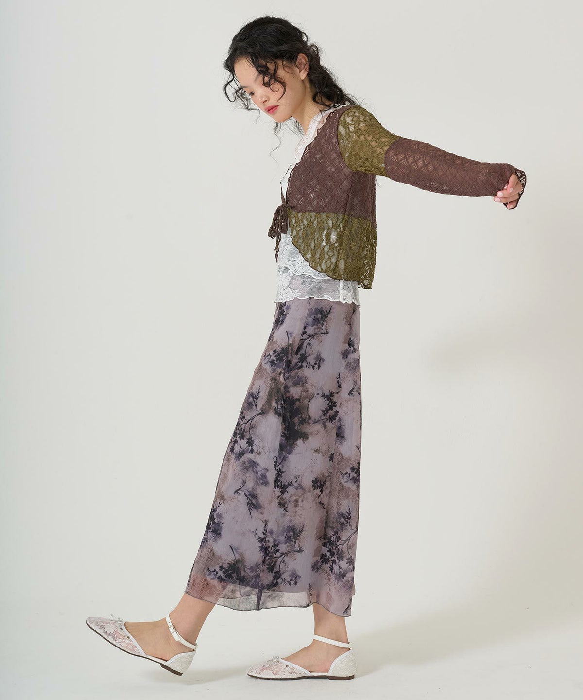 トップス/カーディガン/シアー/カシュクール