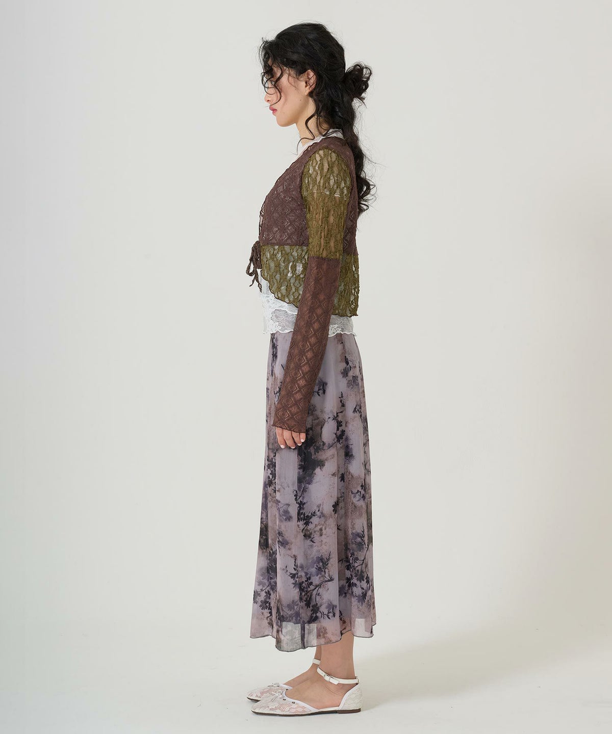 トップス/カーディガン/シアー/カシュクール