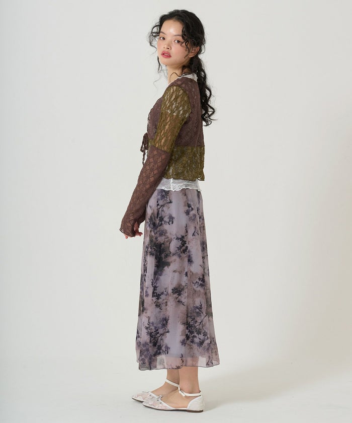 バレエシューズ/シューズ/レース