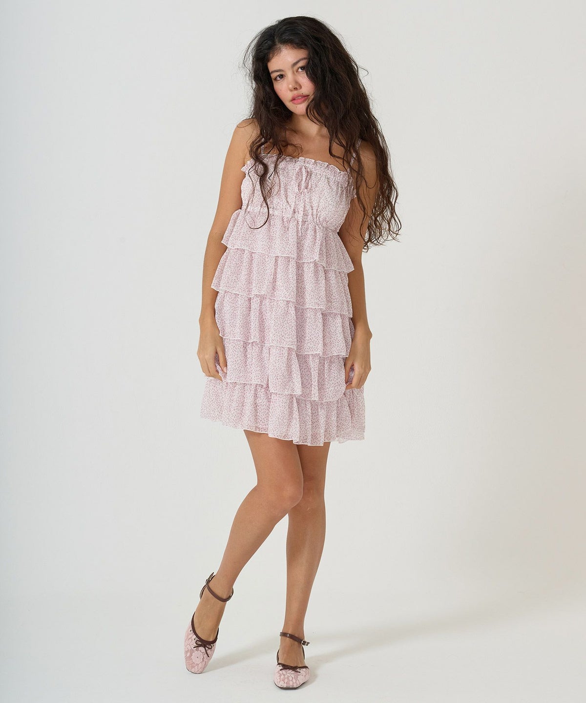 バレエシューズ/シューズ/レース