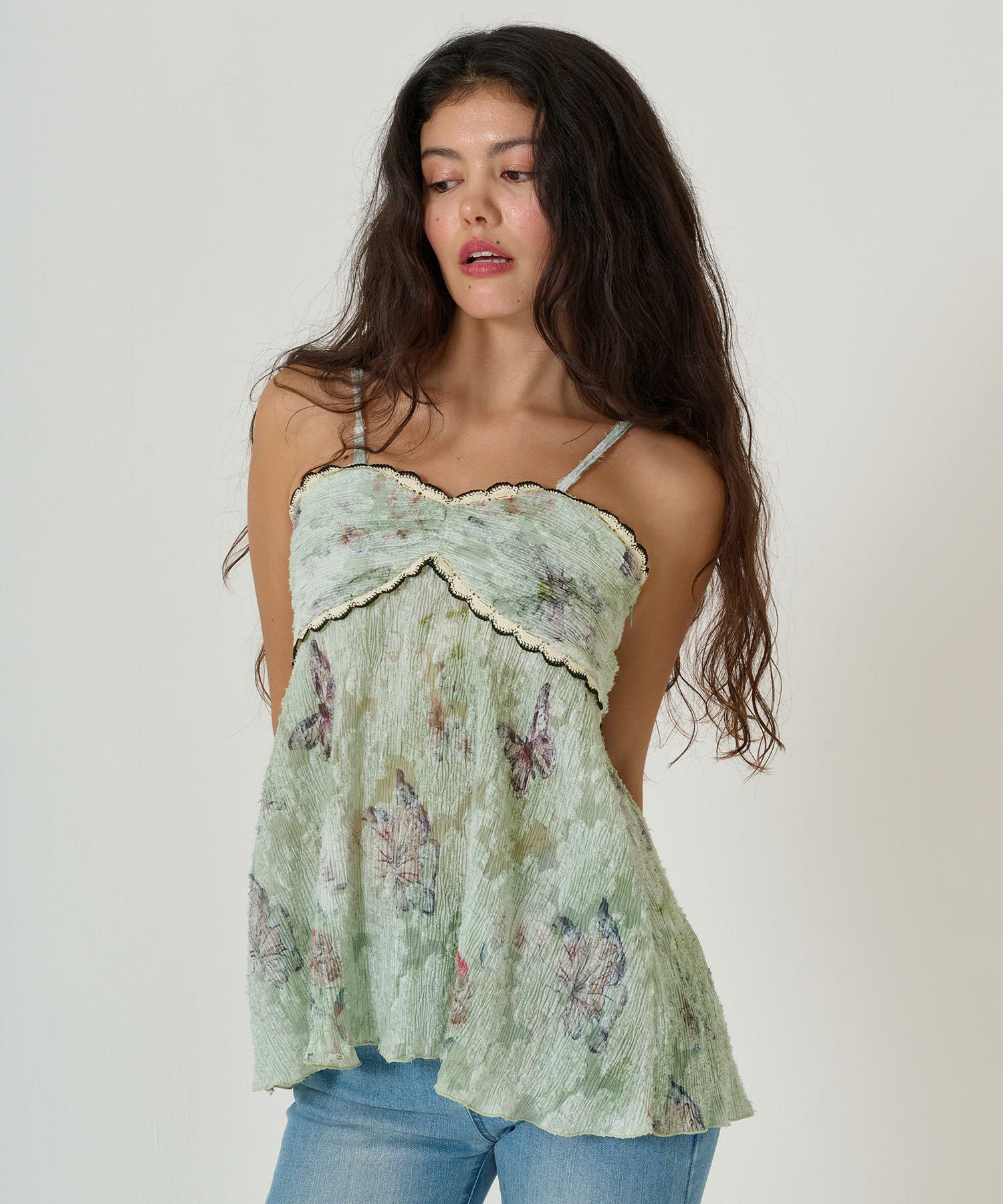 バタフライ フレアチュニック TINA：JOJUN 全2色｜tnj821-0999【6