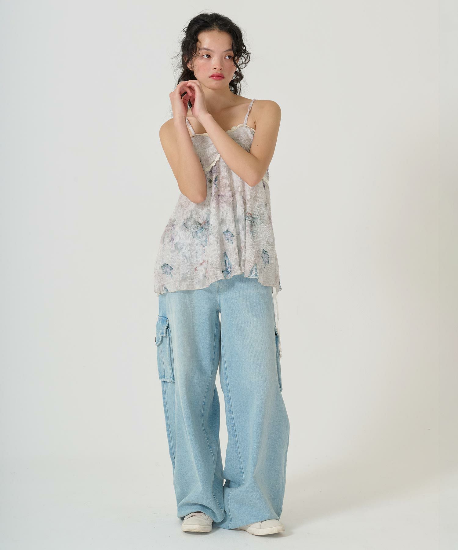 バタフライ フレアチュニック TINA：JOJUN 全2色｜tnj821-0999【6