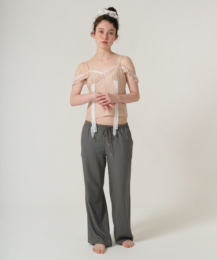 トップス/シアー/透け感/キャミソール