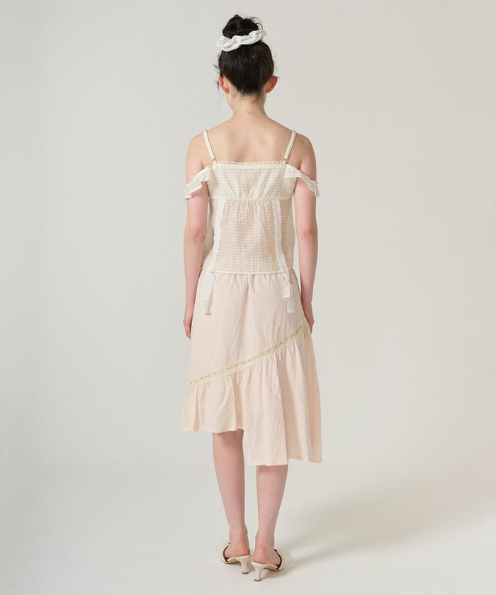 トップス/シアー/透け感/キャミソール