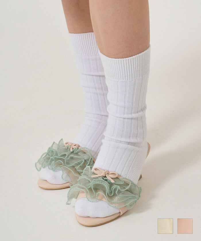 シューズ/グッズ/ミュール/フリル