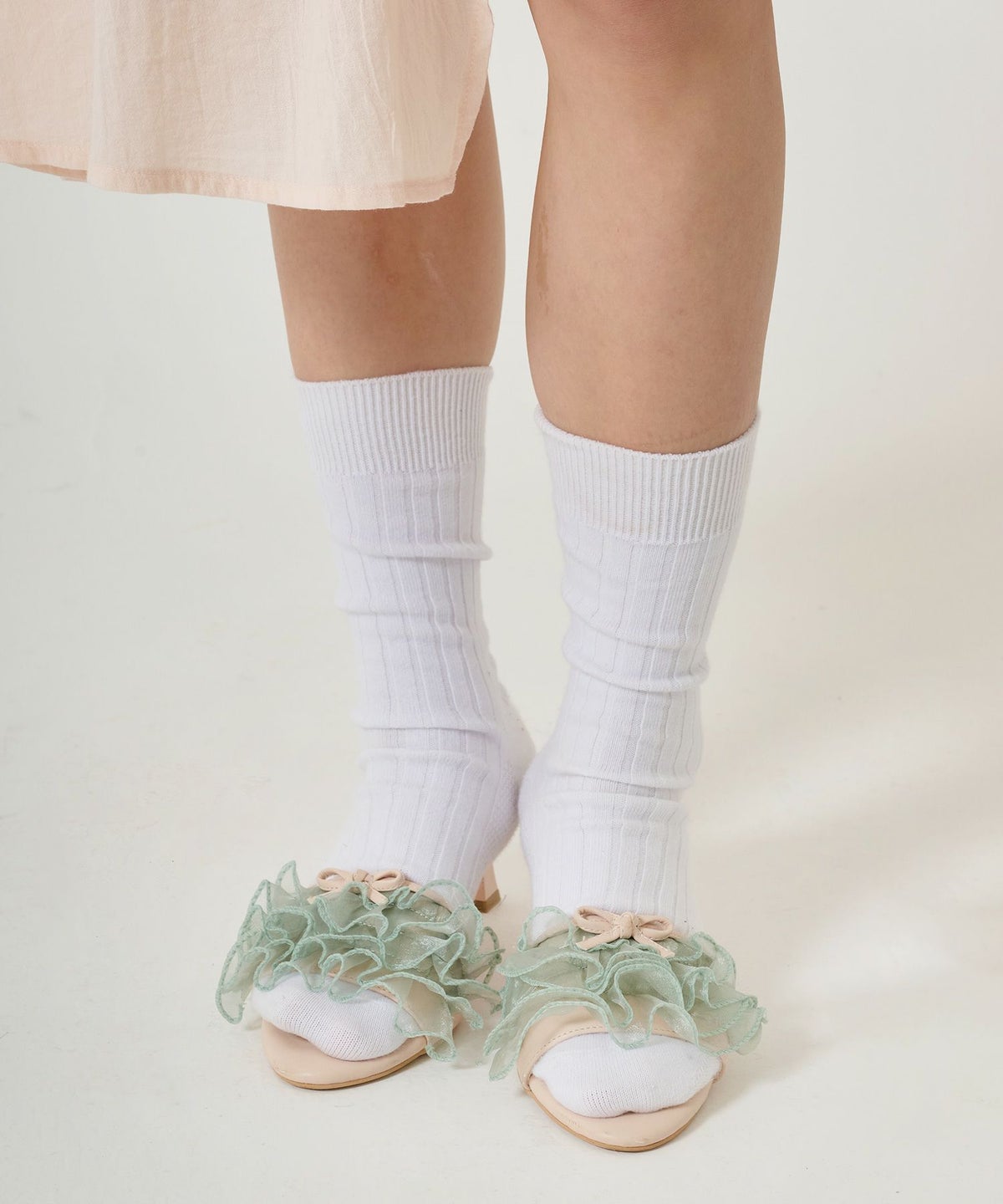 シューズ/グッズ/ミュール/フリル