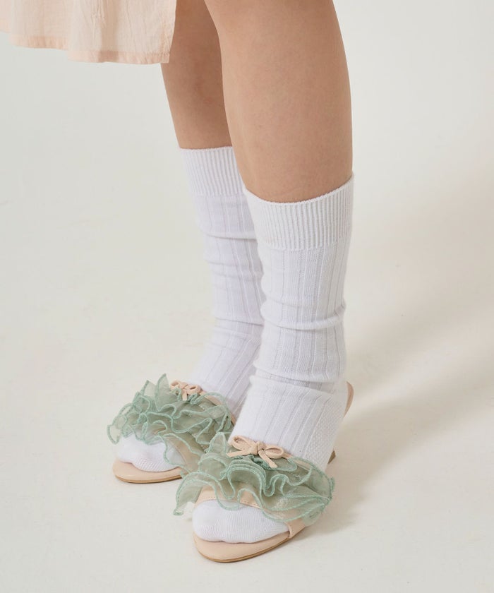 シューズ/グッズ/ミュール/フリル