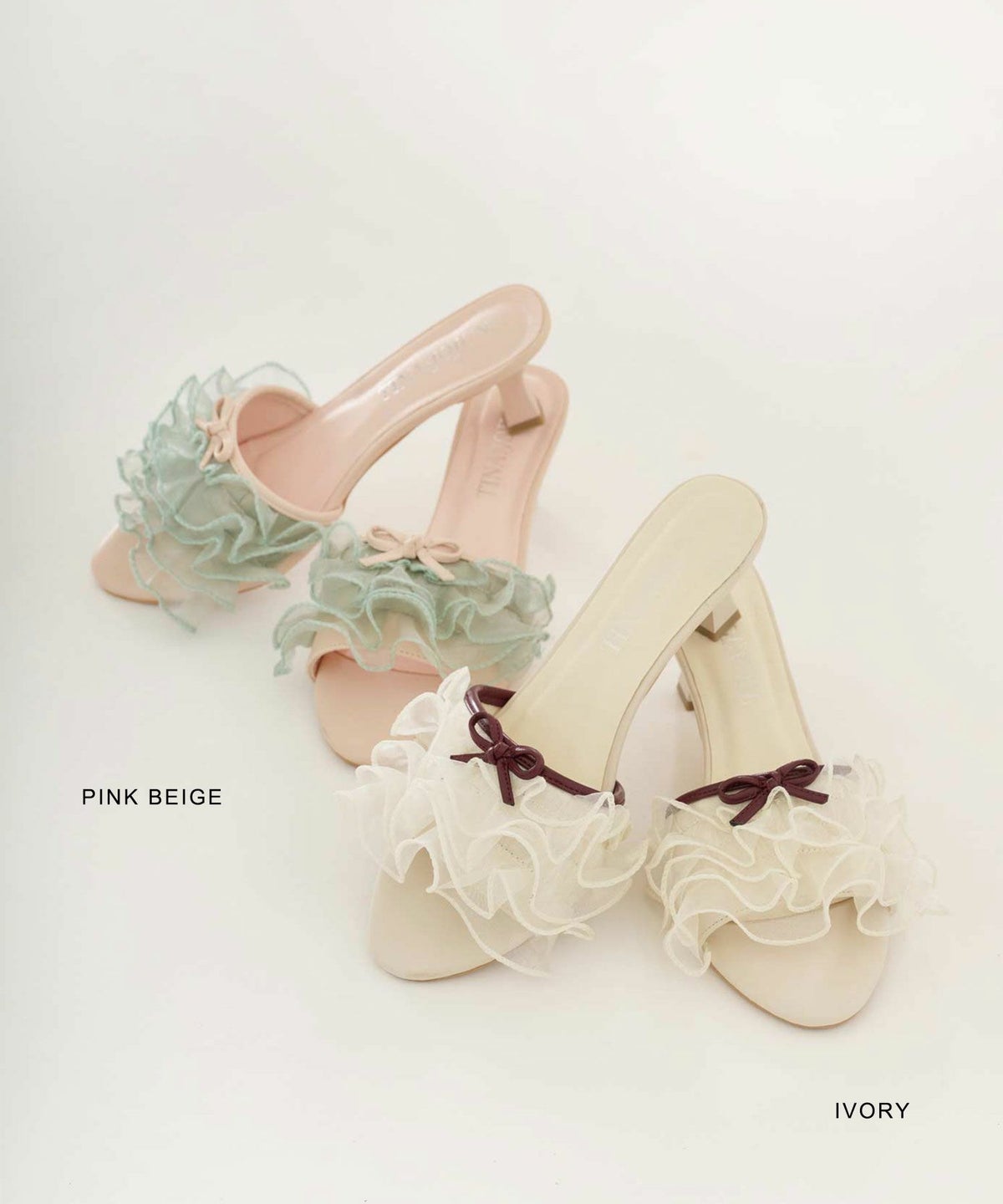 シューズ/グッズ/ミュール/フリル