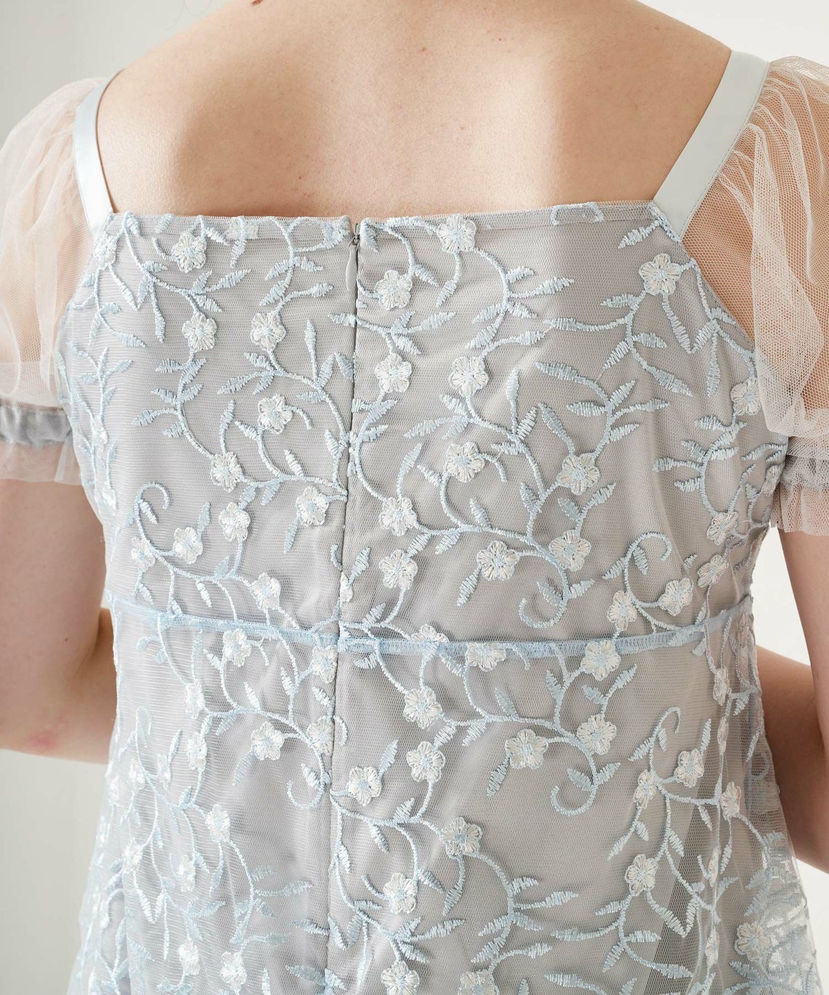 ワンピース/ドレス/チュール/花柄/レース