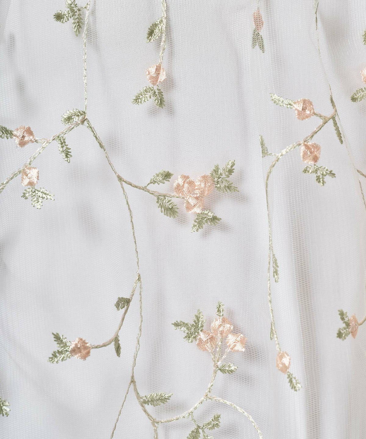 トップス/シアー/花柄/チュール