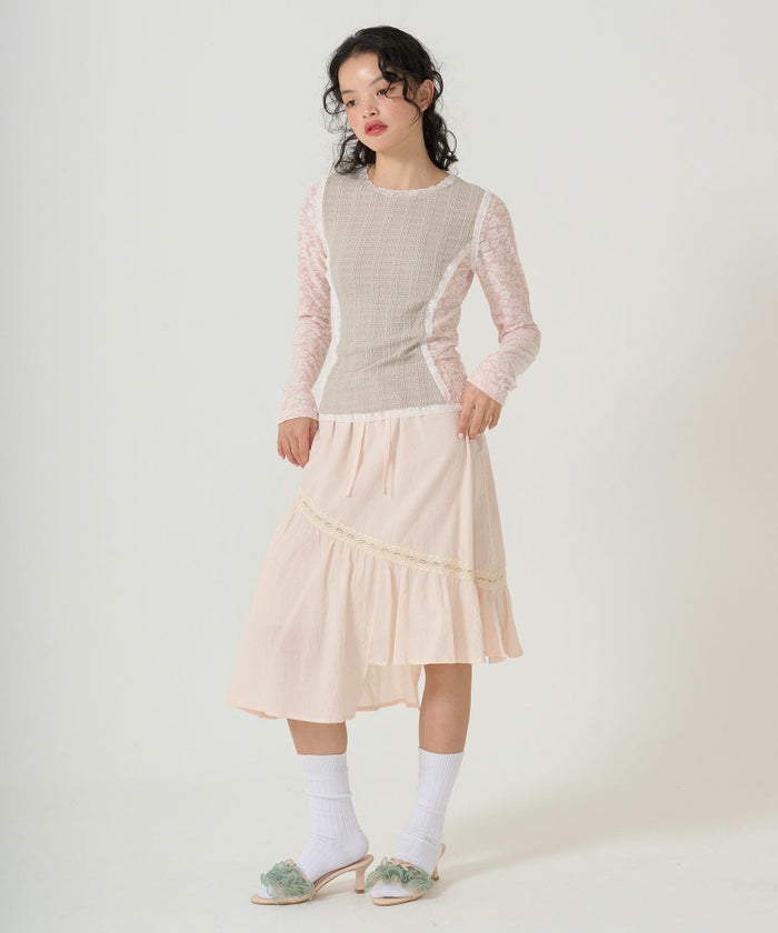 ボトムス/スカート/ギャザー