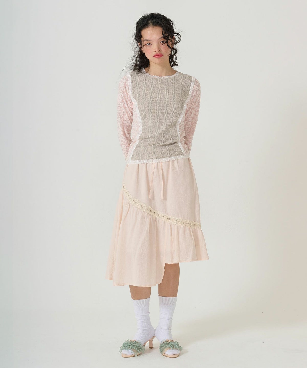 ボトムス/スカート/ギャザー