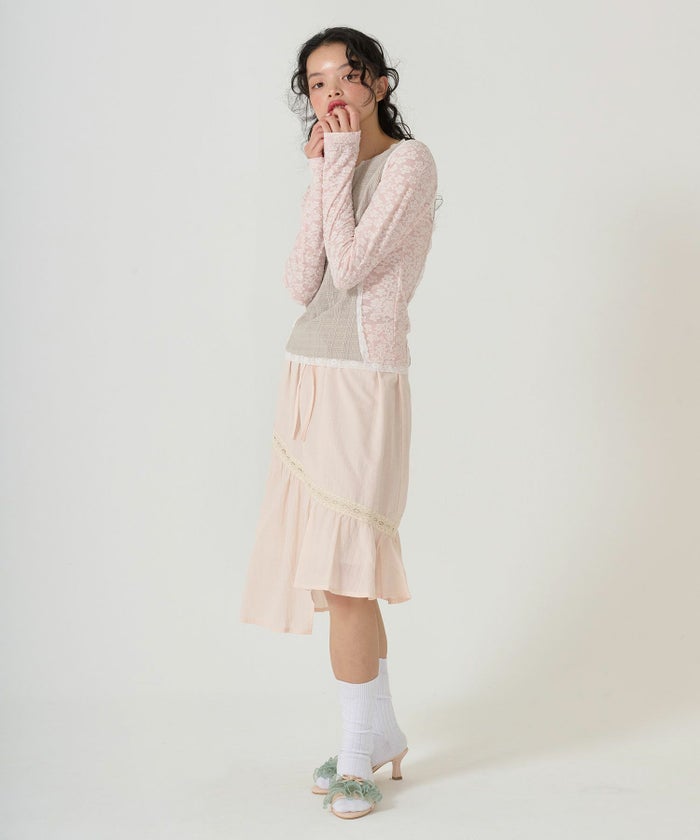 ボトムス/スカート/ギャザー