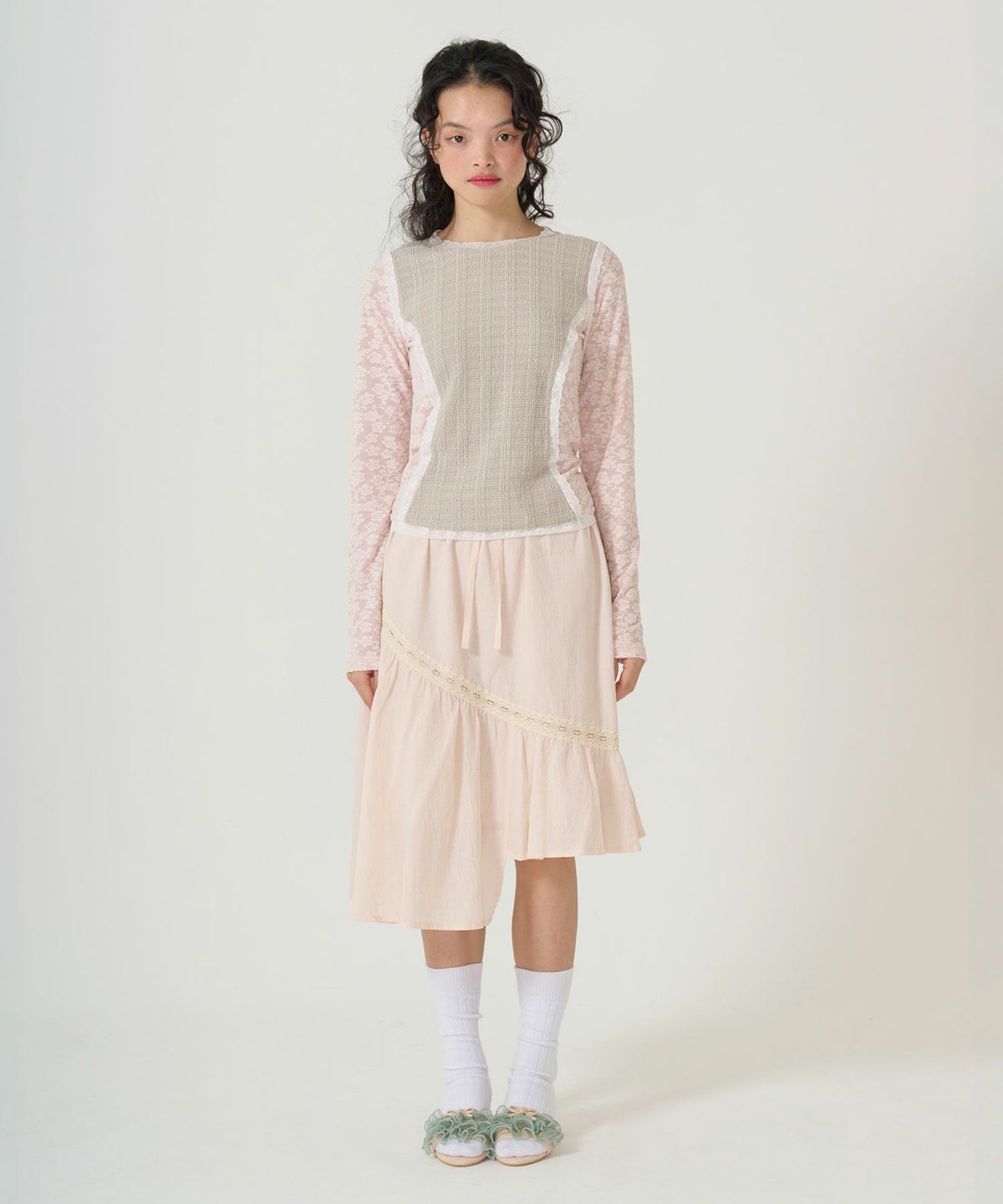 ボトムス/スカート/ギャザー