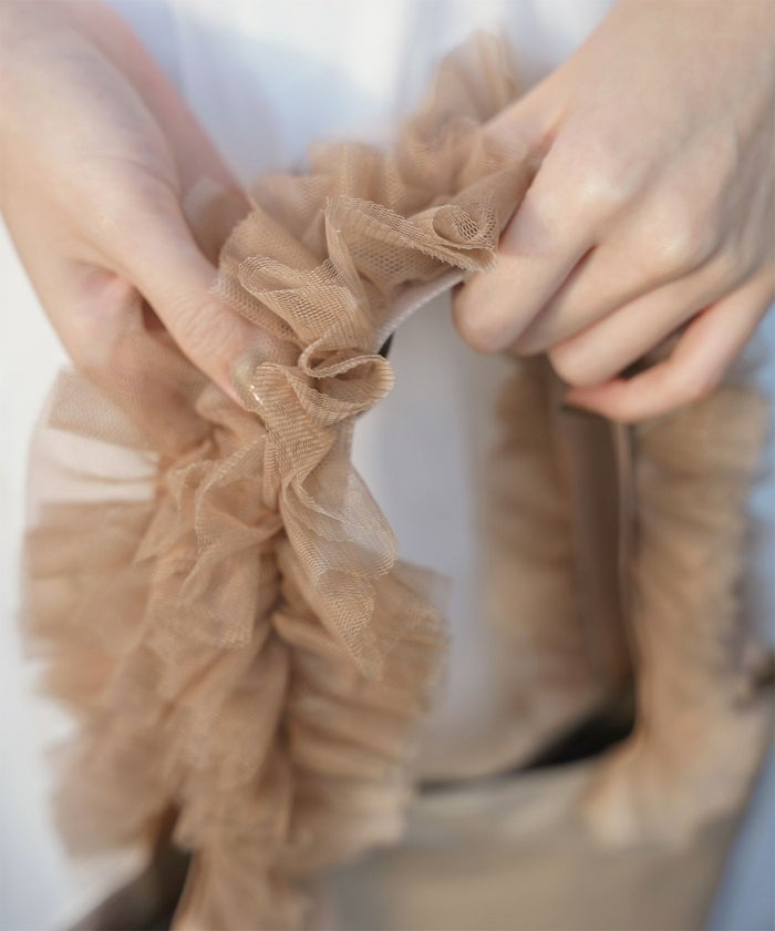 セレクト フリル 鞄 肩掛け サブバッグ レディース かわいい おしゃれ 入園 ジョイントスペース