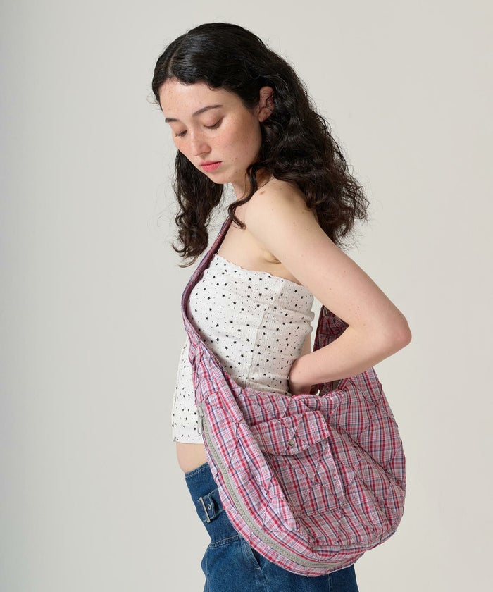 チェック/バッグ/ショルダーバッグ/トラベル/学校/仕事