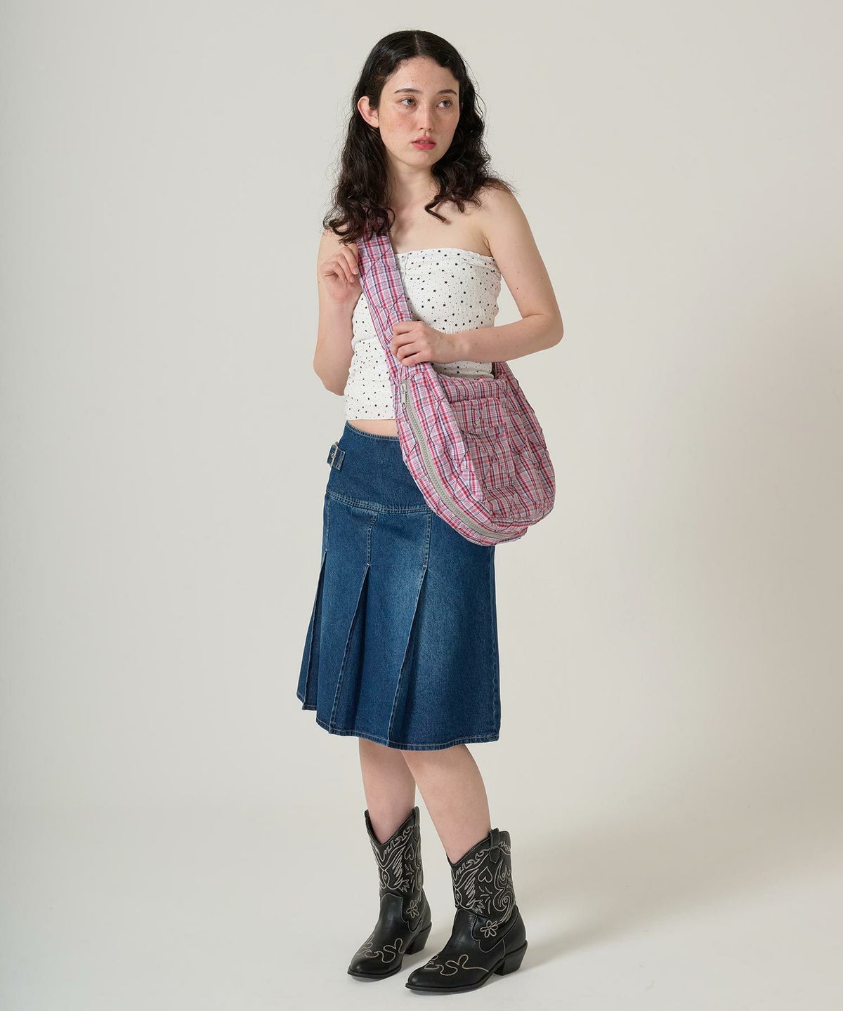 チェック/バッグ/ショルダーバッグ/トラベル/学校/仕事