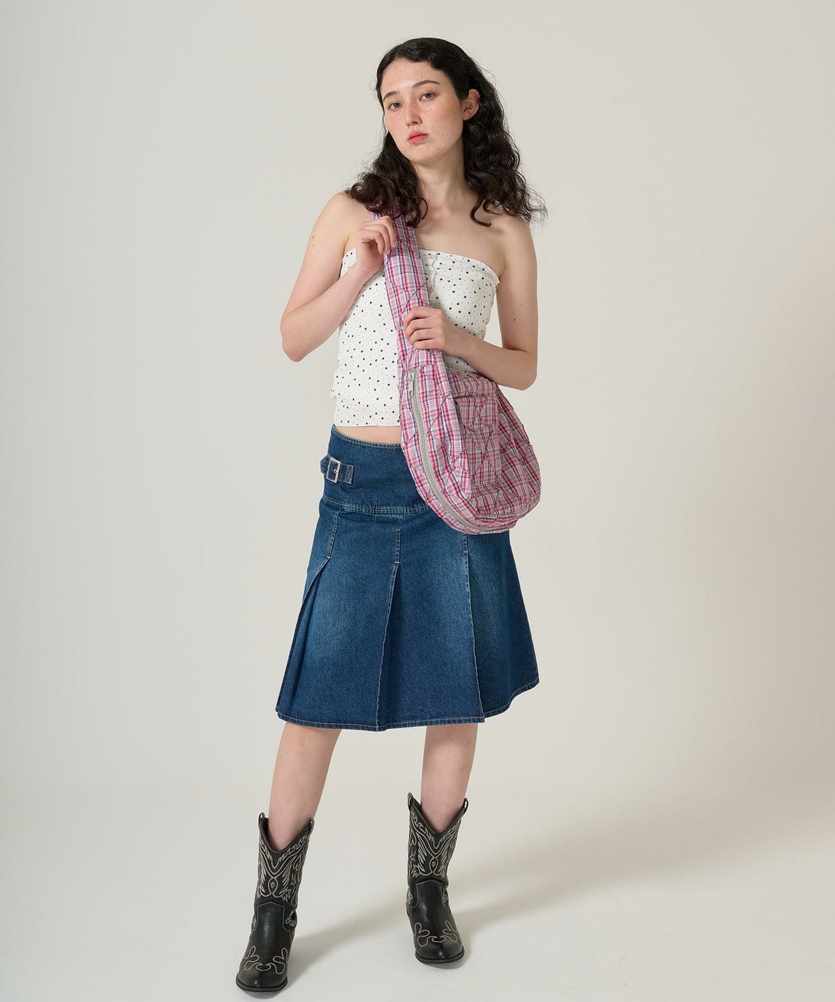 チェック/バッグ/ショルダーバッグ/トラベル/学校/仕事