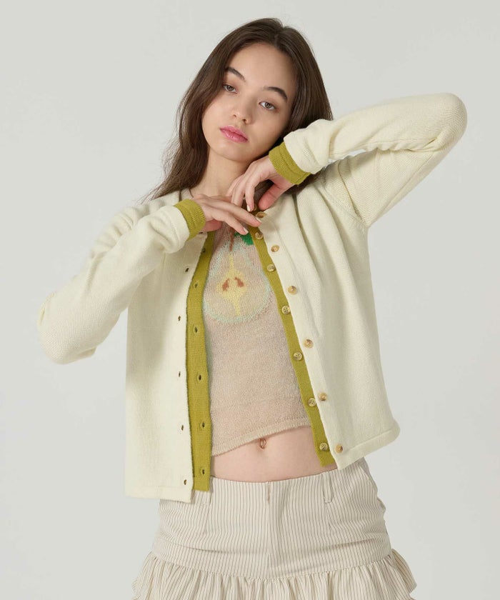 カーディガン/レイヤードライク/トップス