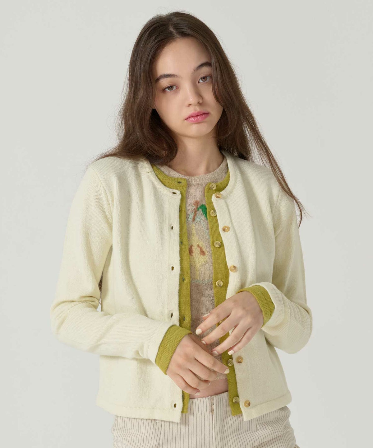 カーディガン/レイヤードライク/トップス