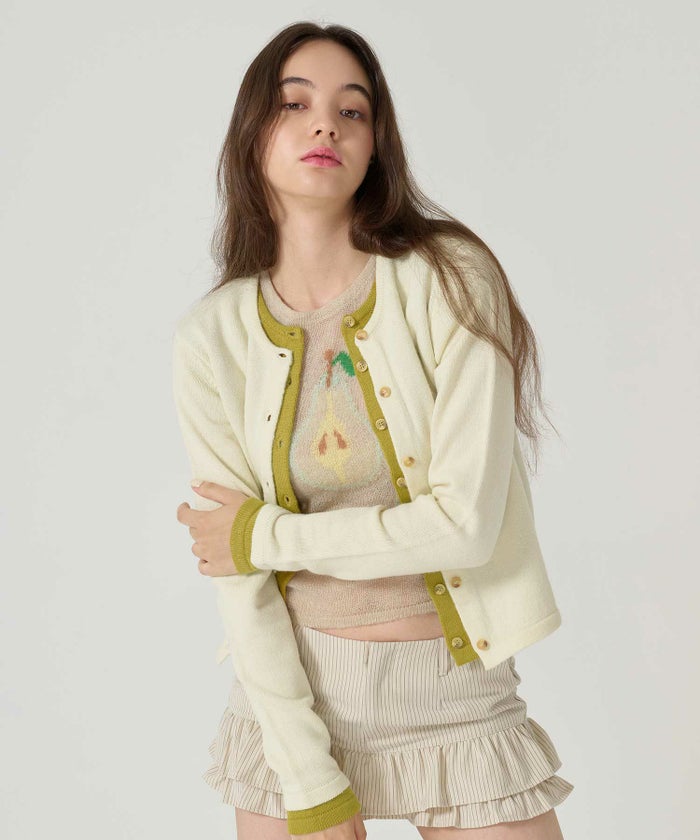 カーディガン/レイヤードライク/トップス