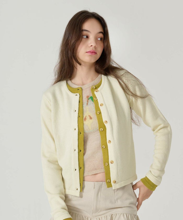 カーディガン/レイヤードライク/トップス